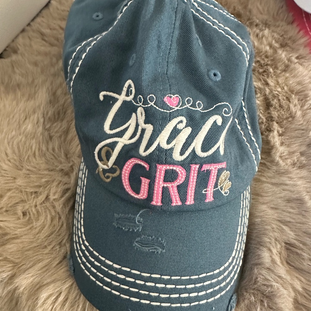 Grace and Grit Embroidered Cap